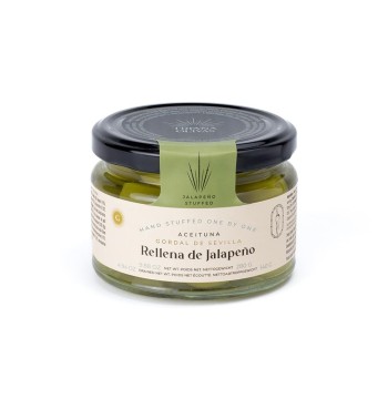 Triana Olivas Jalapeno stuffed Gordal Olives 9.88oz