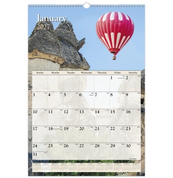 AT-A-GLANCE® 2027 Scenic Monthly Wall Calendar, Large, 15 1/2" x 22 3/4"
