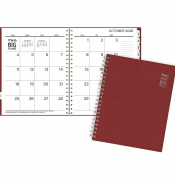 ACCO Brands AAGCR30900 Big Plans Planner, Red - Large