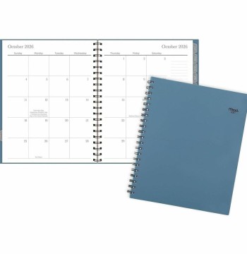 ACCO Brands AAGCRM90020 Basic Monthly Planner, Blue - Large