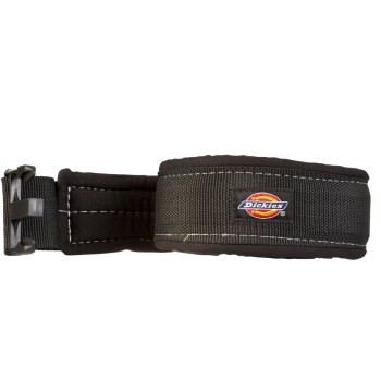 Dickies Heavy-Duty Padded Work Belt for Contractors, Quick-Release Buckle, Adjustable, 3-Inch Width, Holds Most Tool Belt Pouches, Black