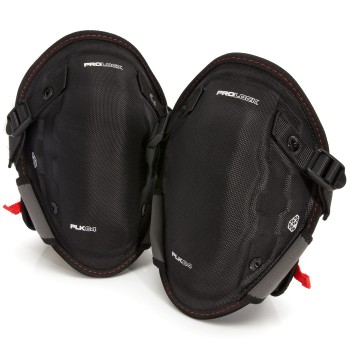 Prolock Impact-Absorbing Gel Knee Pads, Ideal for Flooring/Roofing, Easy to Adjust With Glove-Friendly Pull Tabs (1 pair)