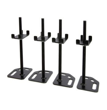 DEWALT Adjustable Leveling Floor Mounting Plate Kit for Industrial Storage Rack (4-Pack) DXSTA04MP