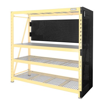 DEWALT 71 in. H x 24 in. W Pegboard Black Metal Kit for DXST10000 6 ft. Industrial Storage Rack DXST10000PBK