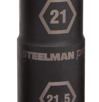 1/2IN Drive 6-Point Thin WALL 21MM X 21.5MM Impact FLIP Socket