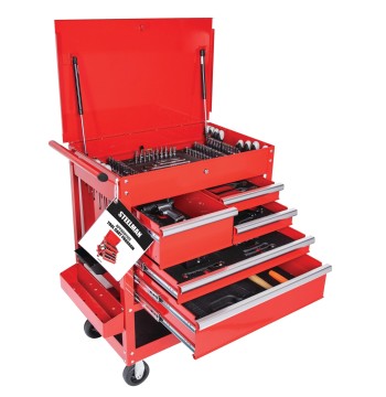 234-Piece Apprentice Automotive Technician 5-Drawer Tool Cart with Tools