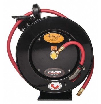 Air Hose with Reel,35Ft X 3/8"