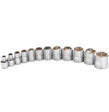 12-Piece 3/8-Inch Drive SAE Shallow 6-Point Socket Set