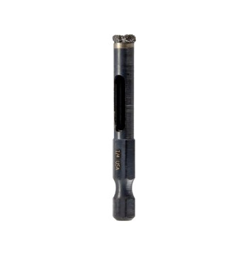 1/4-Inch Diamond Arbored Hole Saw Bit