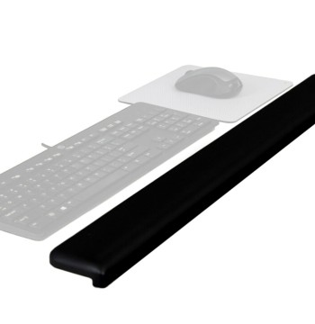 3M Gel Wrist Rest for Standing Desks, Wraps Around Edge of Desk for Comfort, Non-Slip Back Stays in Place (WR200B)