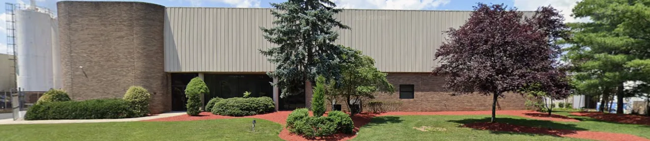 Exterior of the Redfort Technologies fulfilment centre in New Jersey